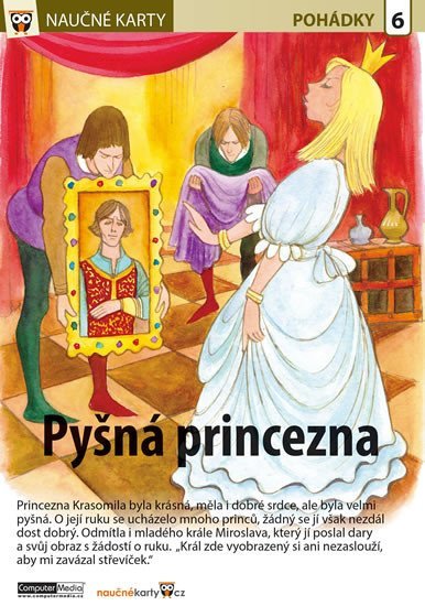 Levně Pyšná princezna - Naučná karta