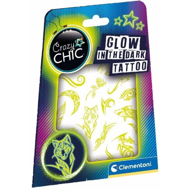 Levně Clementoni Crazy Chic - Svítící tetování