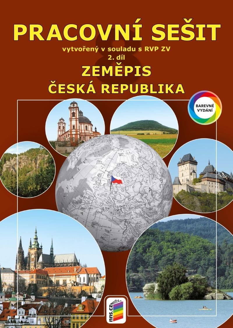 Levně Zeměpis 8, 2. díl - Česká republika (barevný pracovní sešit), 6. vydání