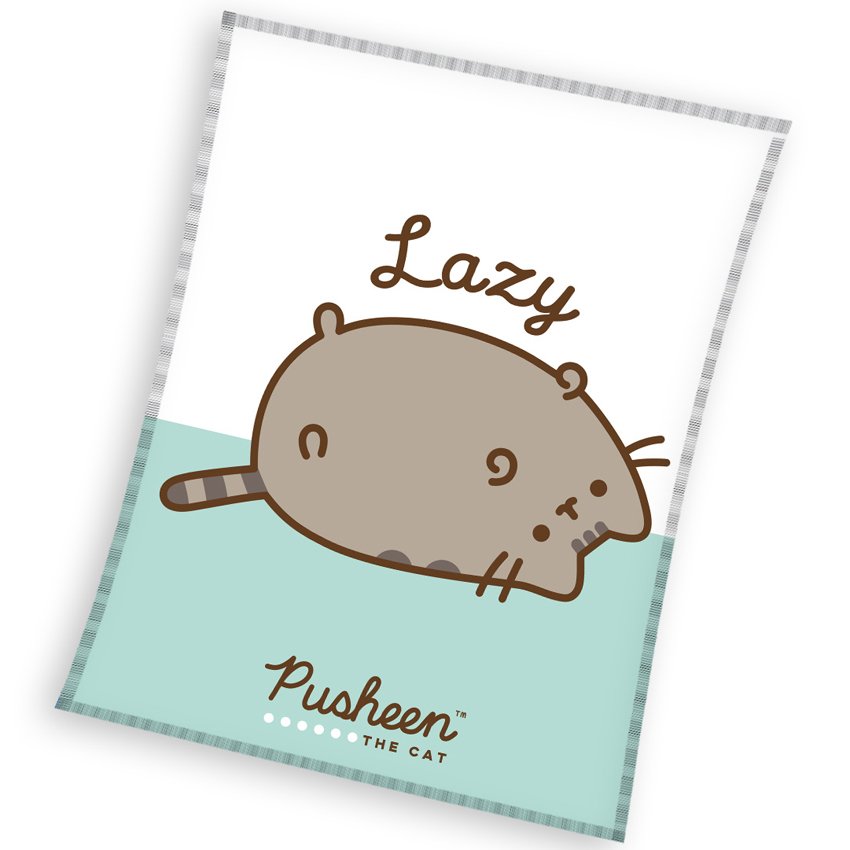 Levně Dětská deka Kočička Pusheen Lazy Cat 130x170 cm