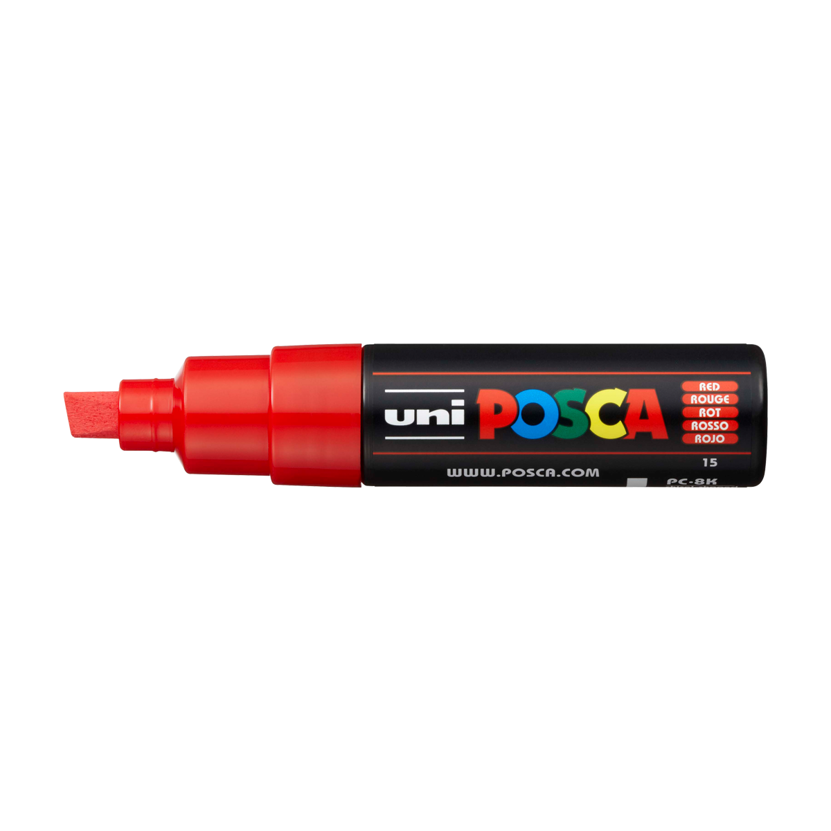 Posca popisovač PC-8K, 8 mm, červená (15)