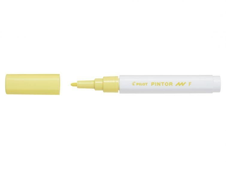 Levně PILOT Pintor Fine akrylový popisovač 0,9-1,5mm - pastelový žlutý