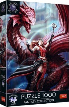 Levně Puzzle Fantasy Collection: Scarlet Mage 1000 dílků 48x68,3cm v krabici 27x40x6cm