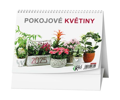 Levně Pokojové květiny 2025 - stolní kalendář