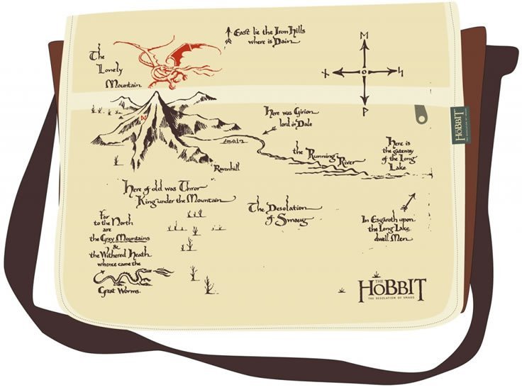 Levně Hobbit - Taška přes rameno, kanvas
