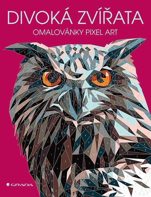 Levně Divoká zvířata - Omalovánky Pixel Art - Max Jackson