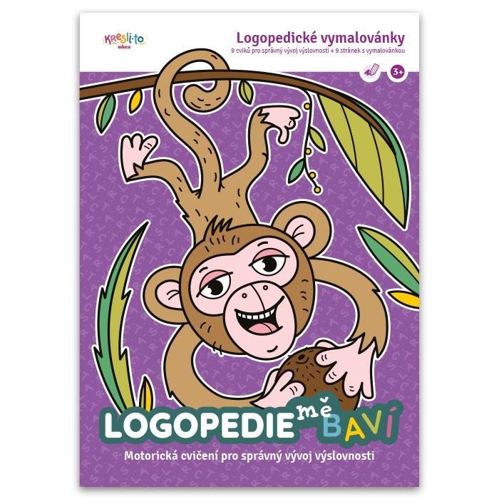 Levně Logopedie mě baví Logopedické omalovánky - Motorické cvičení pro správný vývoj výslovnosti - kolektiv autorů
