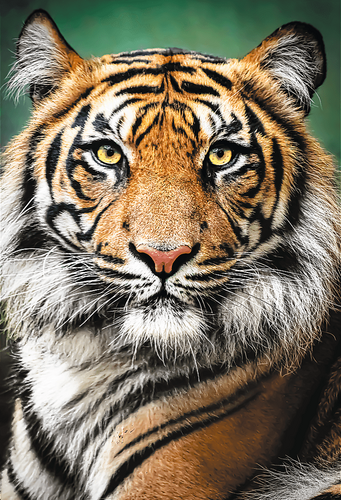 Levně Puzzle Tygří portrét 1500 dílků