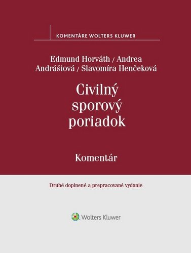 Product detail of Civilný sporový poriadok - Edmund Horváth; Andrea Andrášiová; Slavomíra Henčeková
