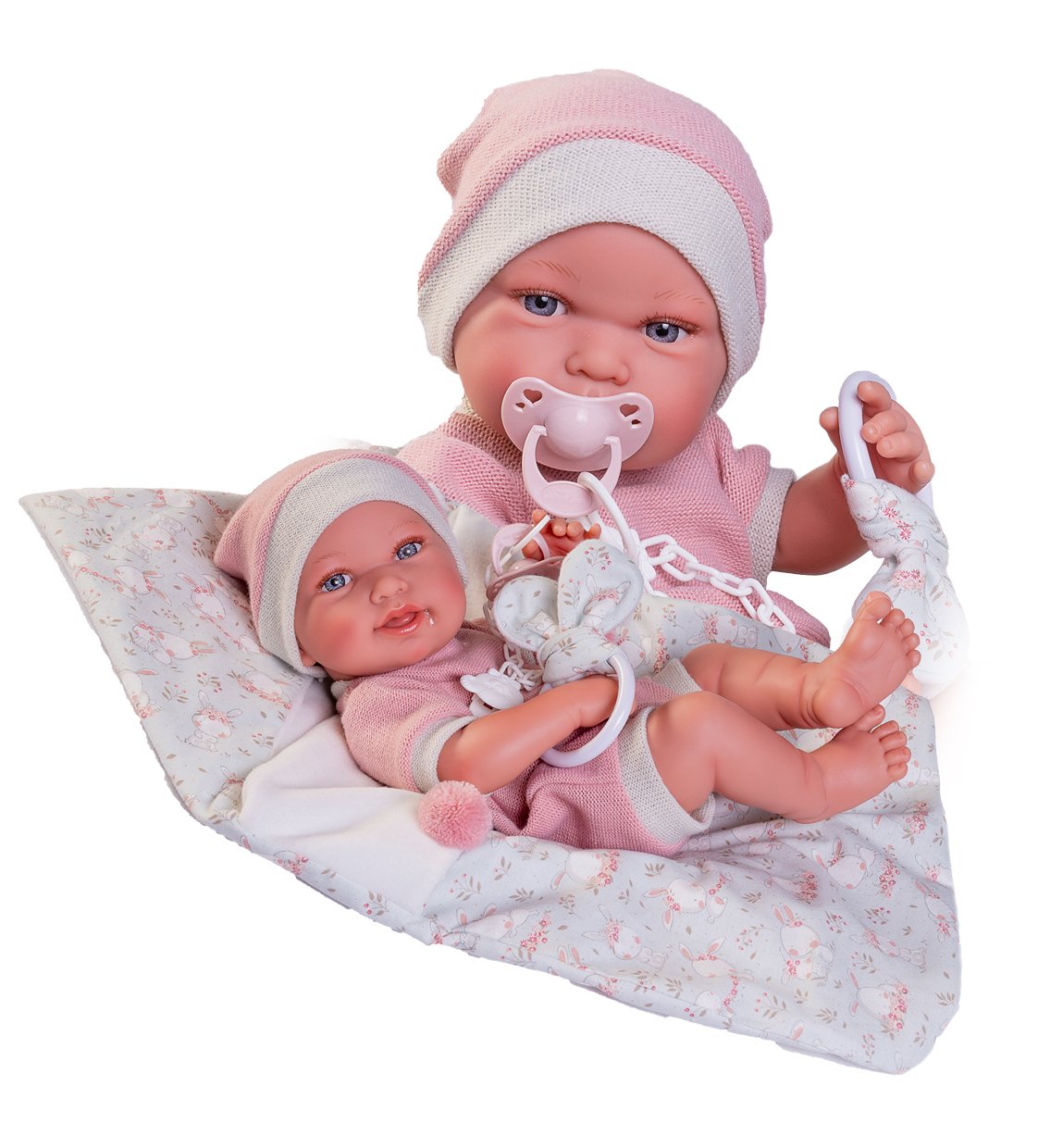 Levně Antonio Juan 50159 PIPA - realistická panenka miminko s celovinylovým tělem - 42 cm