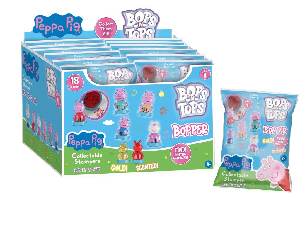 Levně Razítka Prasátko Peppa Bops/Tops - Alltoys