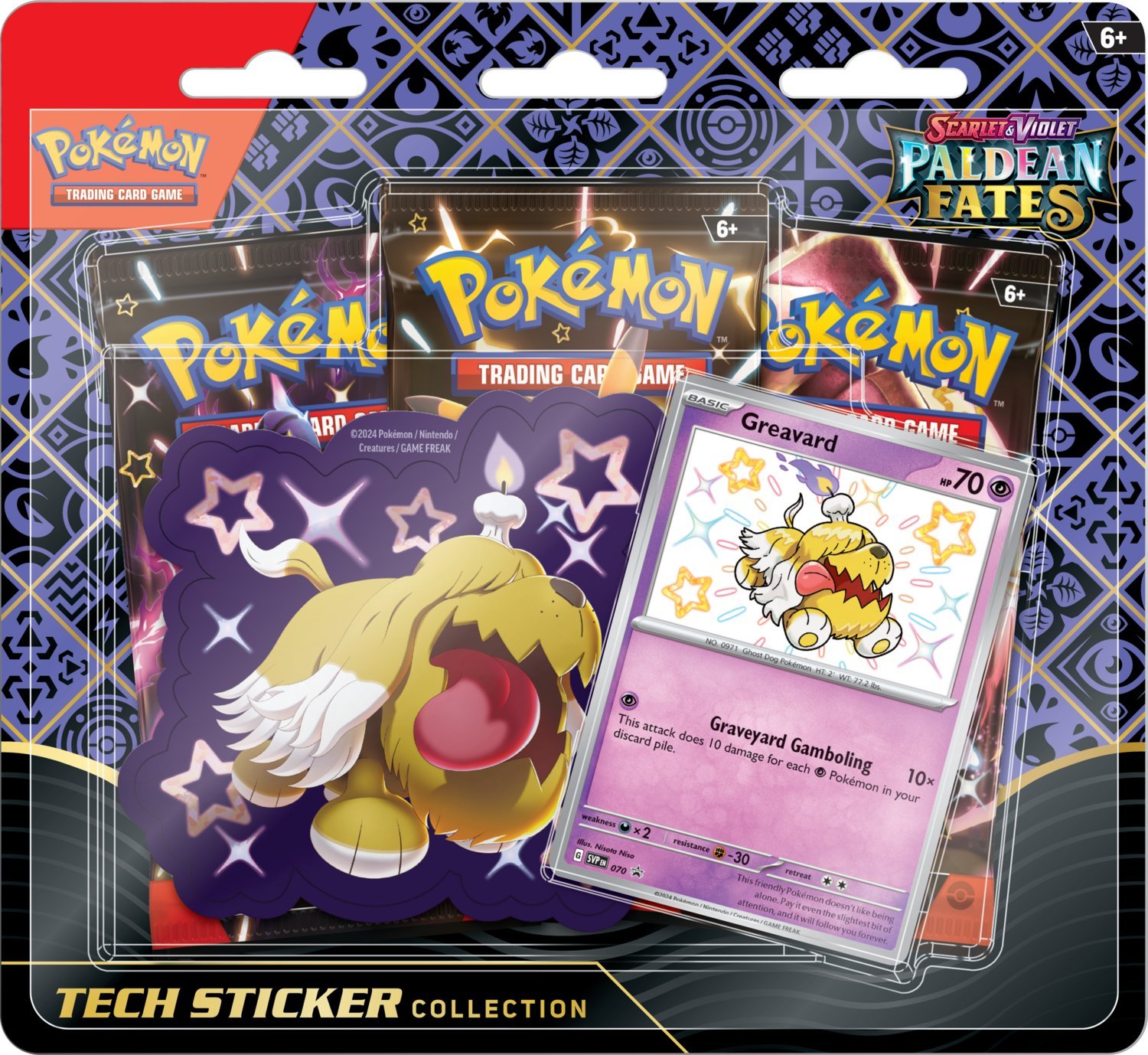 Levně Pokémon TCG: SV4.5 Paldean Fates - Tech Sticker Collection