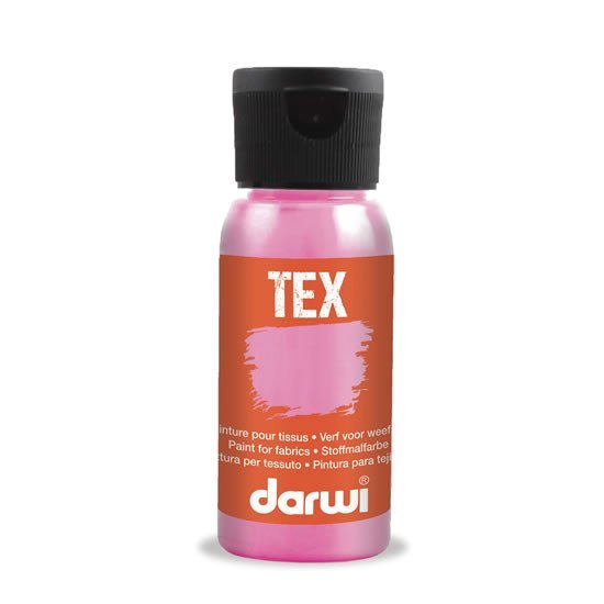 Levně DARWI TEX barva na textil - Perleťová ružová 50 ml