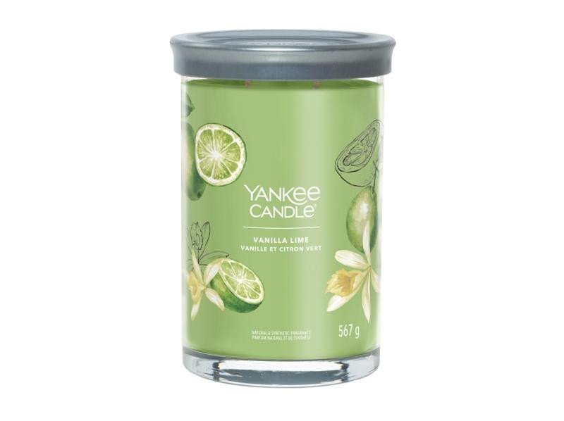 Levně YANKEE CANDLE Vanilla Lime svíčka 567g / 2 knoty (Signature tumbler velký )