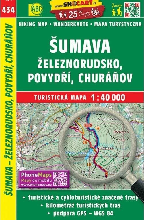 Levně SC 434 Šumava - Železnorudsko, Povydří 1:40 000