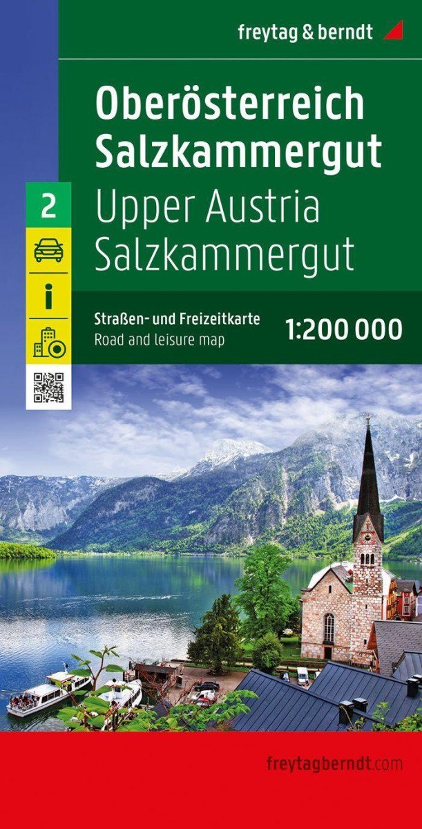 Levně Horní Rakousko-Salzkammergut 1:200 000 / automapa