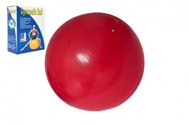 Levně Gymnastický míč 85cm rehabilitační relaxační 4 barvy v krabici 18x22cm