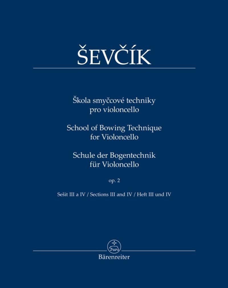 Levně Škola smyčcové techniky pro violoncello/op. 2, sešit III a IV - Otakar Ševčík