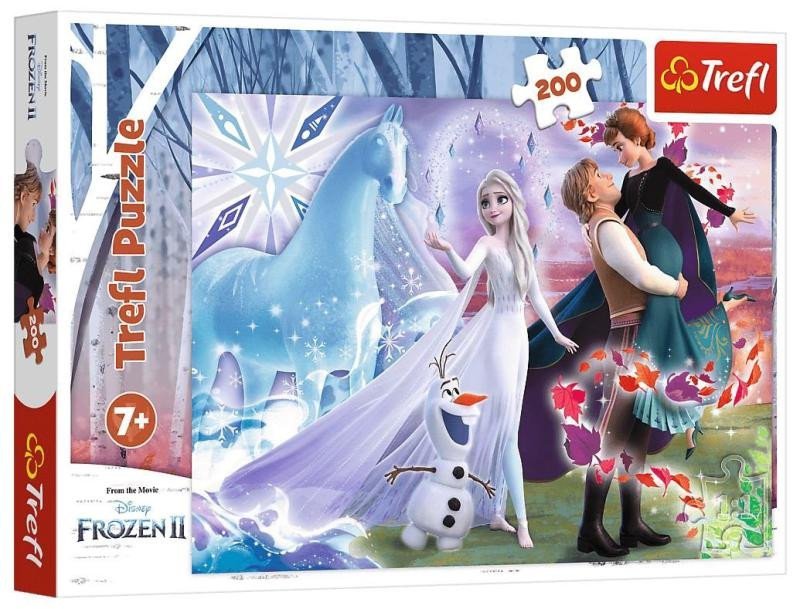 Levně Trefl Puzzle Frozen - Svět sester / 200 dílků