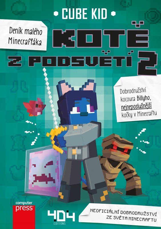 Levně Deník malého Minecrafťáka - Kotě z Podsvětí 2, 1. vydání - Cube Kid