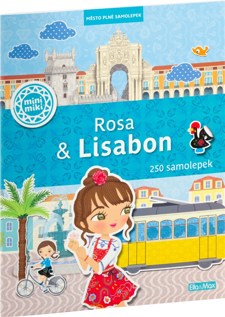 Levně Rosa &amp; Lisabon - Město plné samolepek - Julie Camel