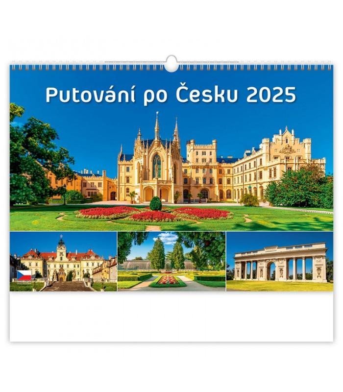 Levně Kalendář nástěnný 2025 - Putování po Česku