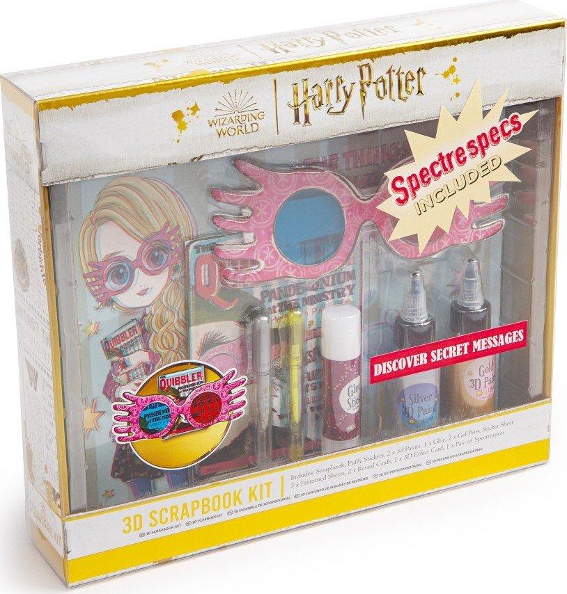 Kroužkový deník sada Harry Potter Luna Lovegood 3D - RMS