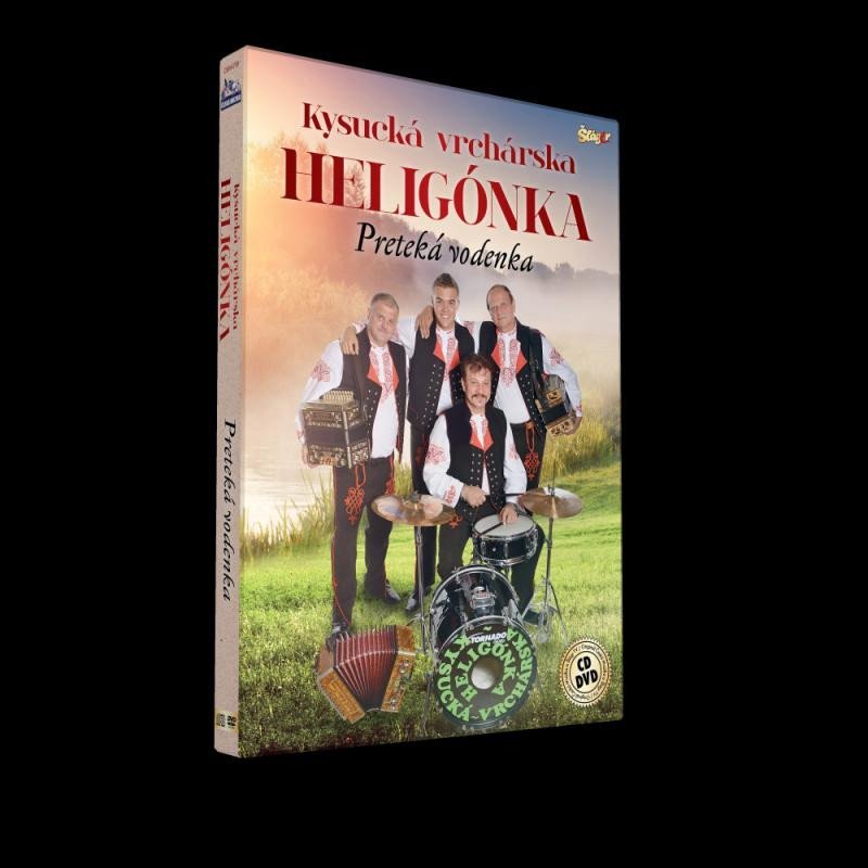Preteká vodenka - CD + DVD - Vrchárská Heligonka Kysucká
