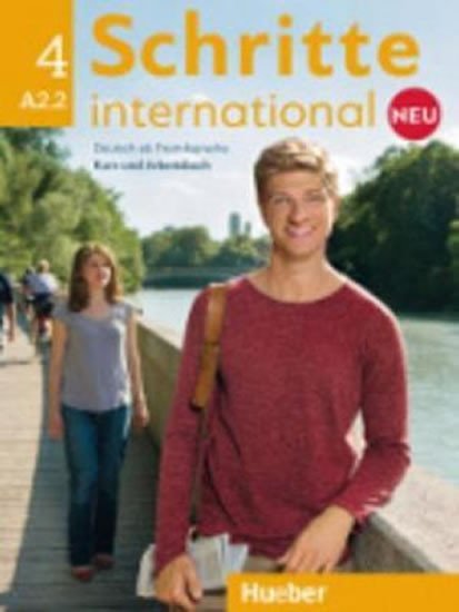 Levně Schritte international Neu 4: Kursbuch + Arbeitsbuch mit Audio-CD - Christoph Wortberg