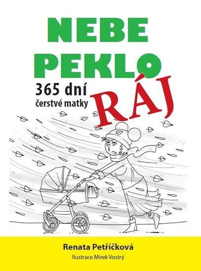 Levně Nebe, peklo, ráj - 365 dní čerstvé matky - Renata Petříčková