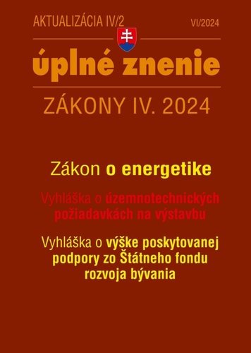 Aktualizácia IV/2 2024 – Stavebný zákon