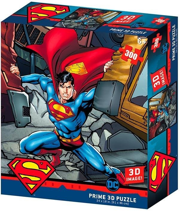 Levně Puzzle 3D - Superman Strength / 300 dílků - 3D Puzzle SPA