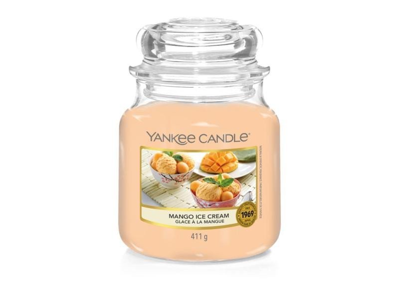 YANKEE CANDLE Mango Ice Cream svíčka 411g