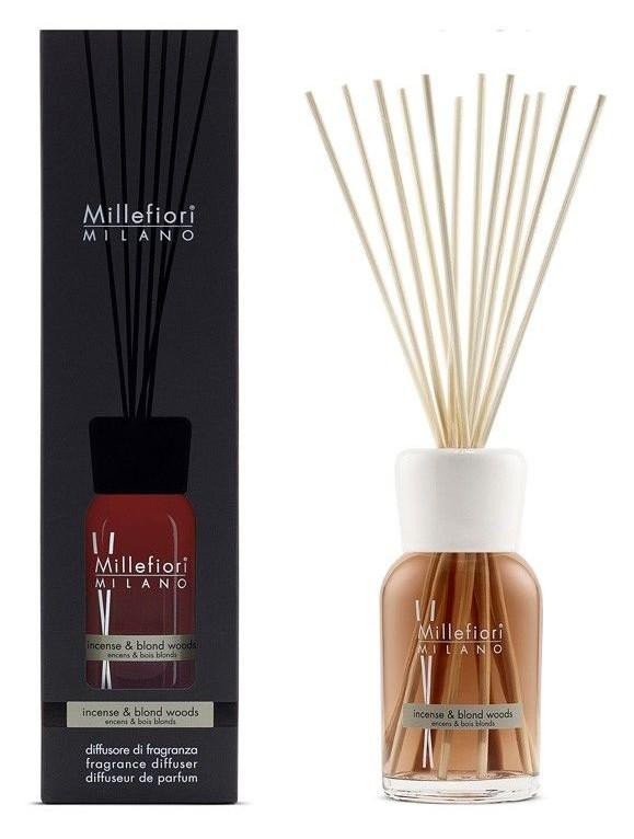 Millefiori Milano Incense & Blond Woods / difuzér 500ml