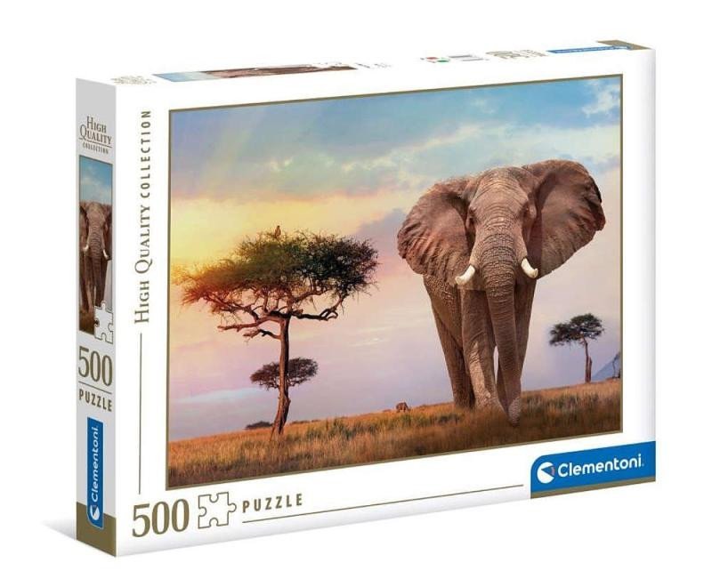 Levně Clementoni Puzzle - Africký západ slunce, 500 dílků - Clementoni