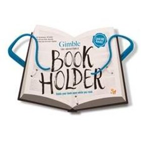 Levně Cestovní držák na knihu - modrý