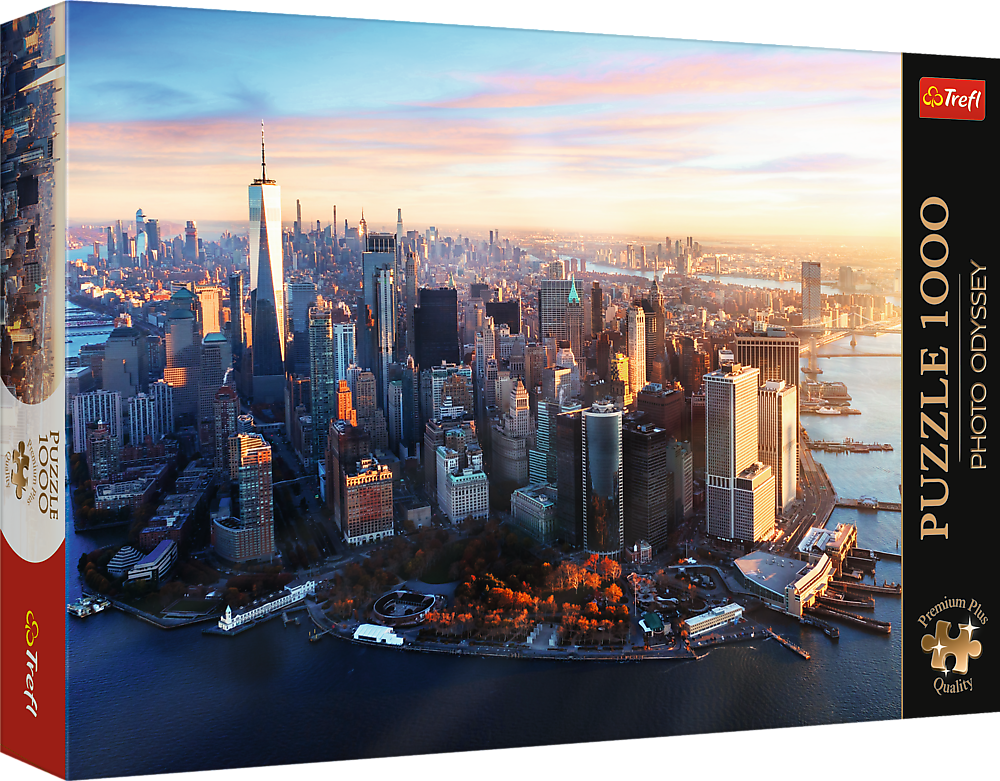 Puzzle Premium Plus: Photo Odyssey - Manhattan, New York 1000 dílků - Trefl