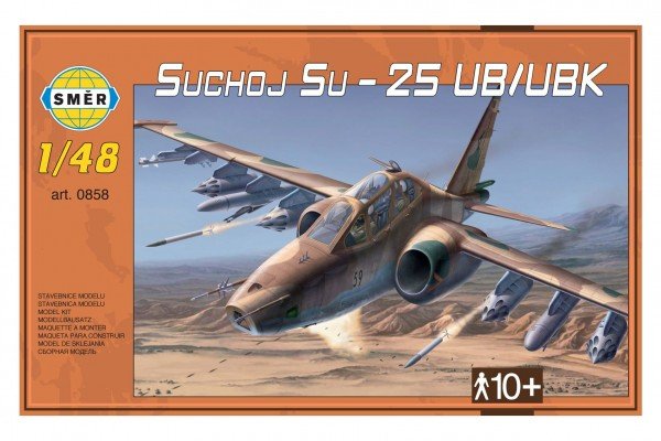 Levně Model Suchoj SU-25 UB/UBK v krabici 35x22x5cm