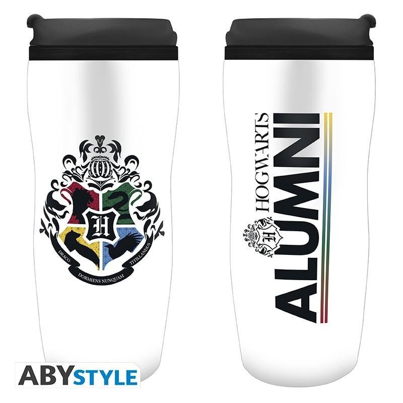 Levně Harry Potter Hrnek cestovní - &quot;Hogwarts Alumni&quot; 355 ml