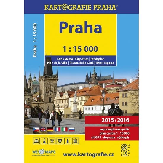 Levně Praha - 1:15 000 atlas města, 10. vydání