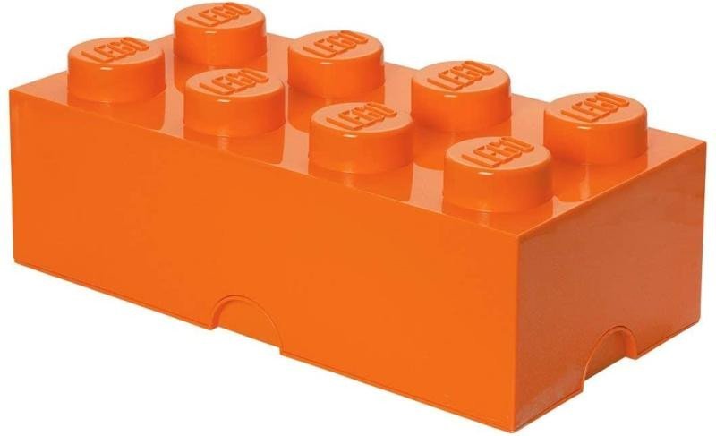 Levně Úložný box LEGO 8 - oranžový