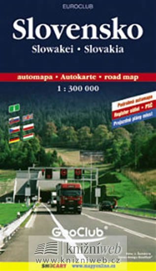 Levně Slovensko automapa 1:300.000