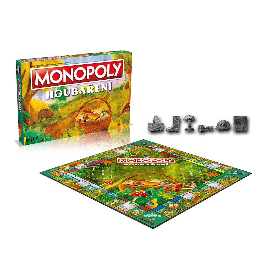 Levně Monopoly Houbaření CZ - společenská hra - Alltoys