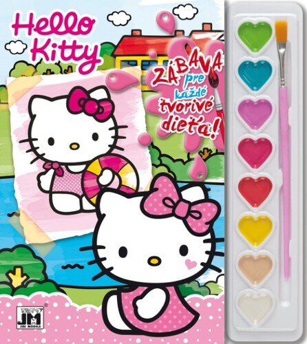 Levně Vymaľ s farbami A5/ Hello Kitty