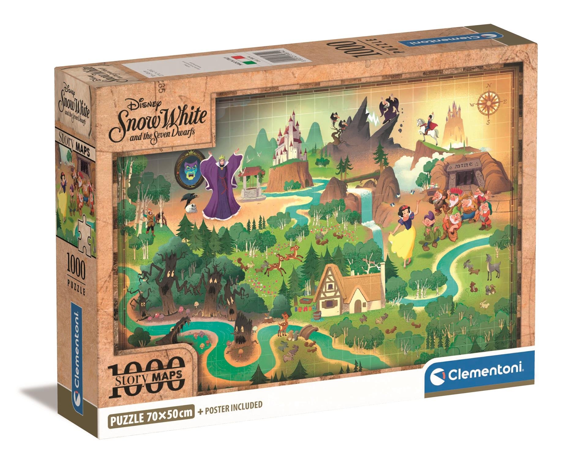 Product detail of Puzzle Story Maps: Sněhurka 1000 dílků
