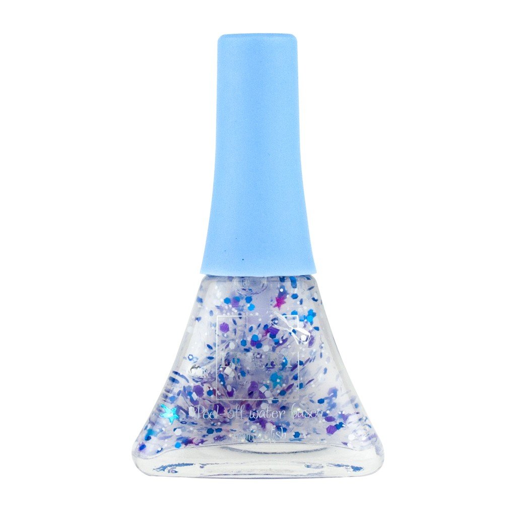 Product detail of Lukky slupovací lak na nehty - fialovo-bílo-modrá mix s hvězdičkami - EPEE