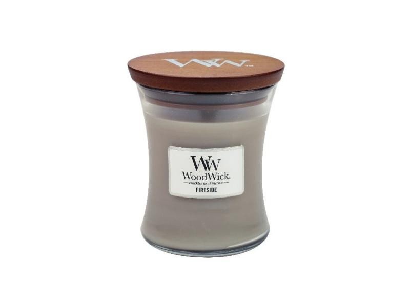 Levně WoodWick Fireside svíčka váza 275g