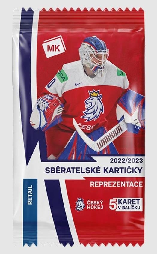 MK Hokejové kartičky Národní tým 2023 - Retail balíček