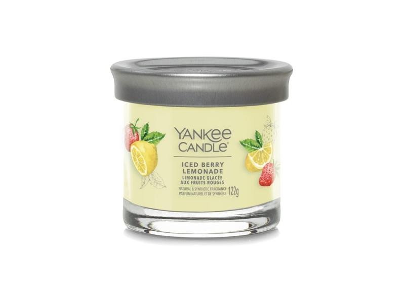 Levně YANKEE CANDLE Iced Berry Lemonade svíčka 121g (Signature tumbler malý )