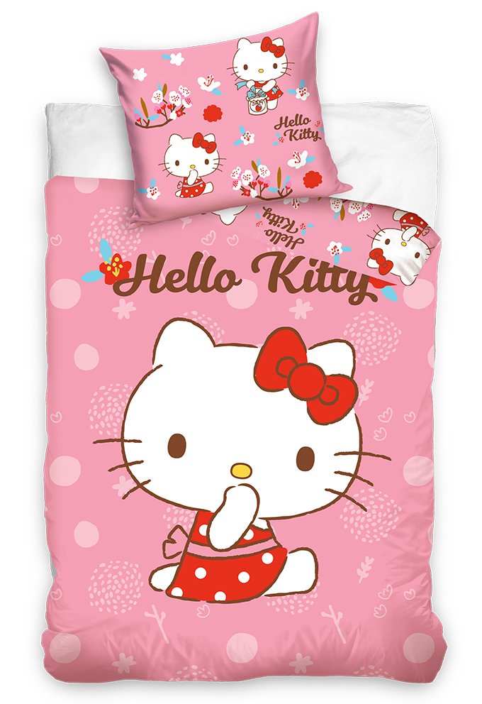 Levně Povlečení do postýlky Hello Kitty Malá Mlsalka